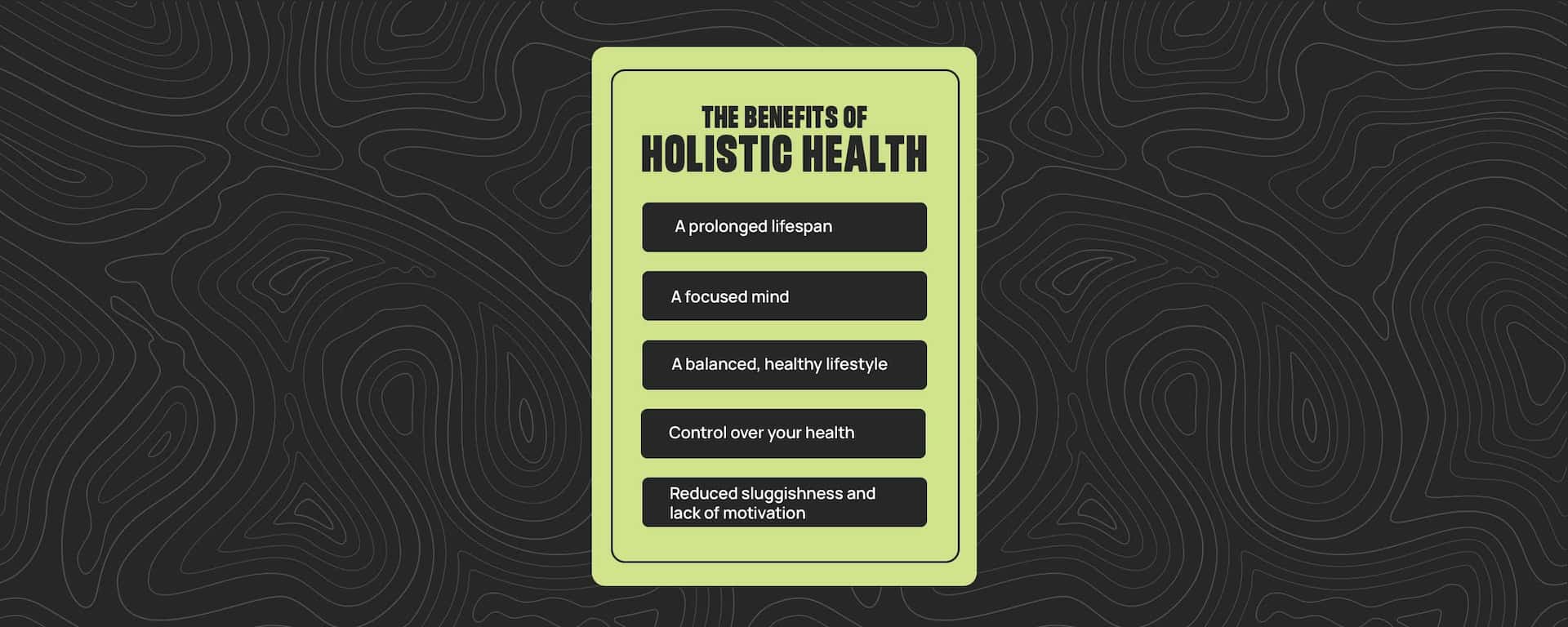 The Holistic View of Wellness