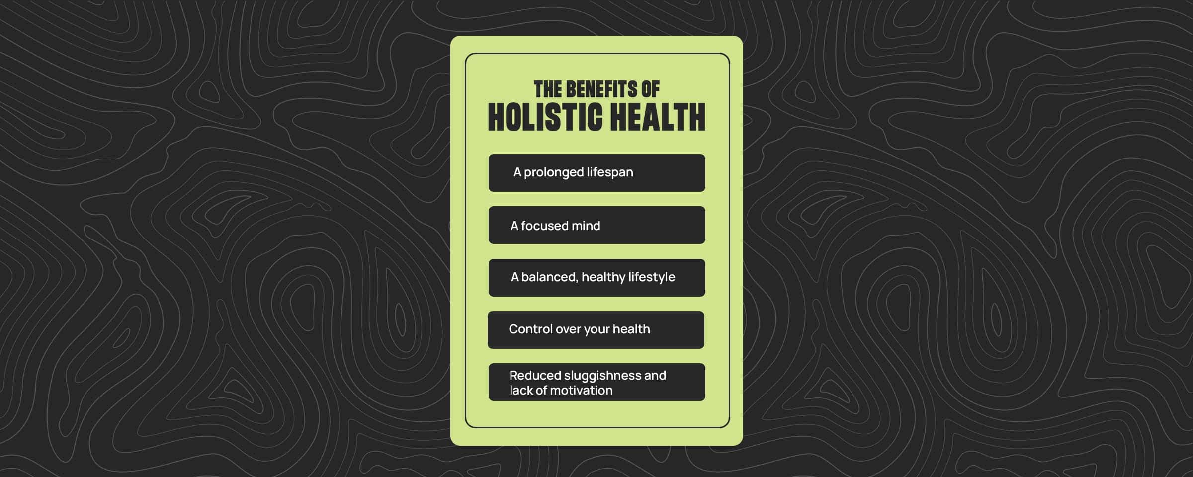 The Holistic View of Wellness