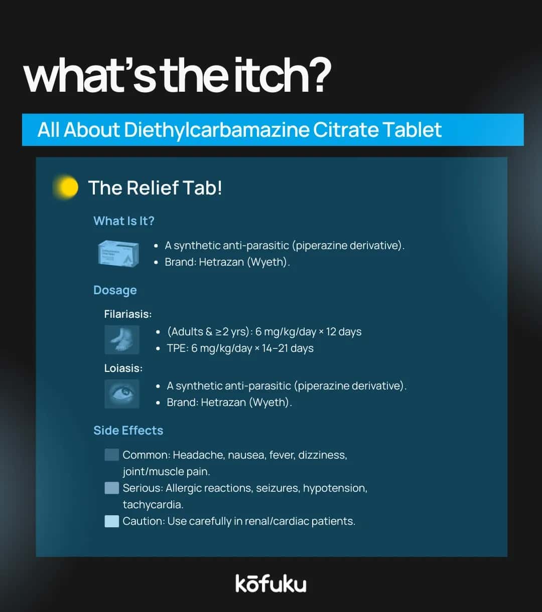 Hetrazan vs. Other Anti-Filarial Medicines